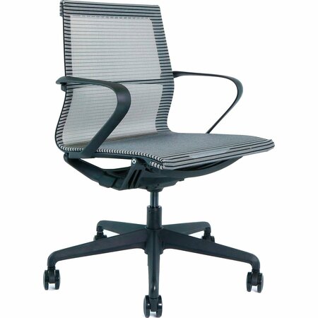 INTERION BY GLOBAL INDUSTRIAL Interion All Mesh Task Chair, Gray 695945GY